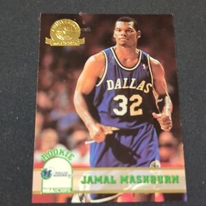 Dallas Basketball Rookie Card Jamal Mashburn NM